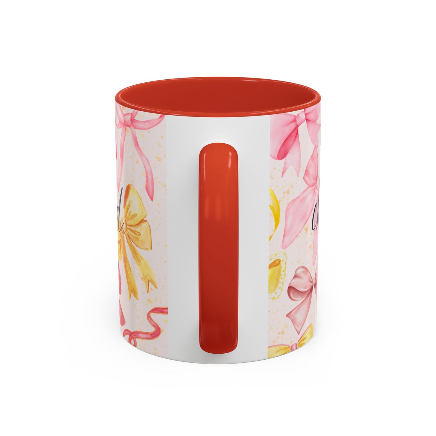 Accent Mug - Chosen and Loved Coquette Pink and Yellow