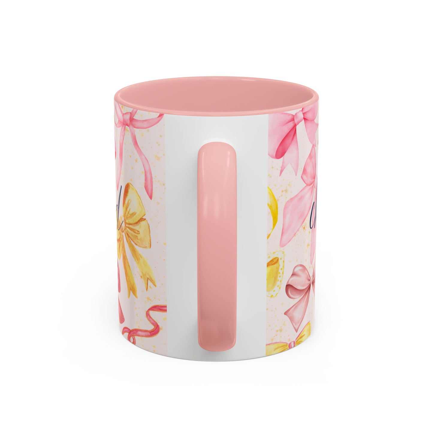 Accent Mug - Chosen and Loved Coquette Pink and Yellow