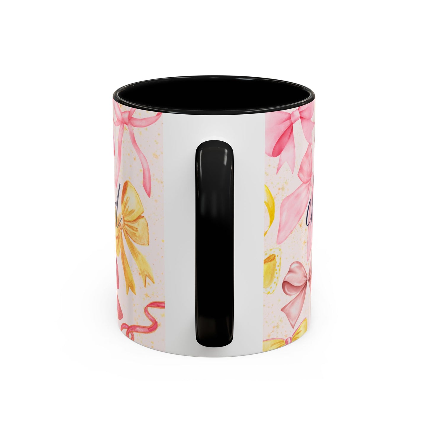 Accent Mug - Chosen and Loved Coquette Pink and Yellow