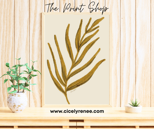 Mustard Seed The Palm Art Print - TPS