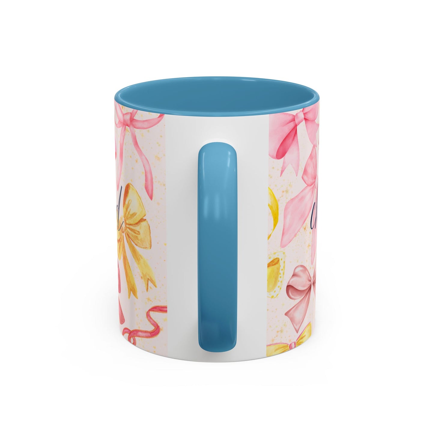 Accent Mug - Chosen and Loved Coquette Pink and Yellow