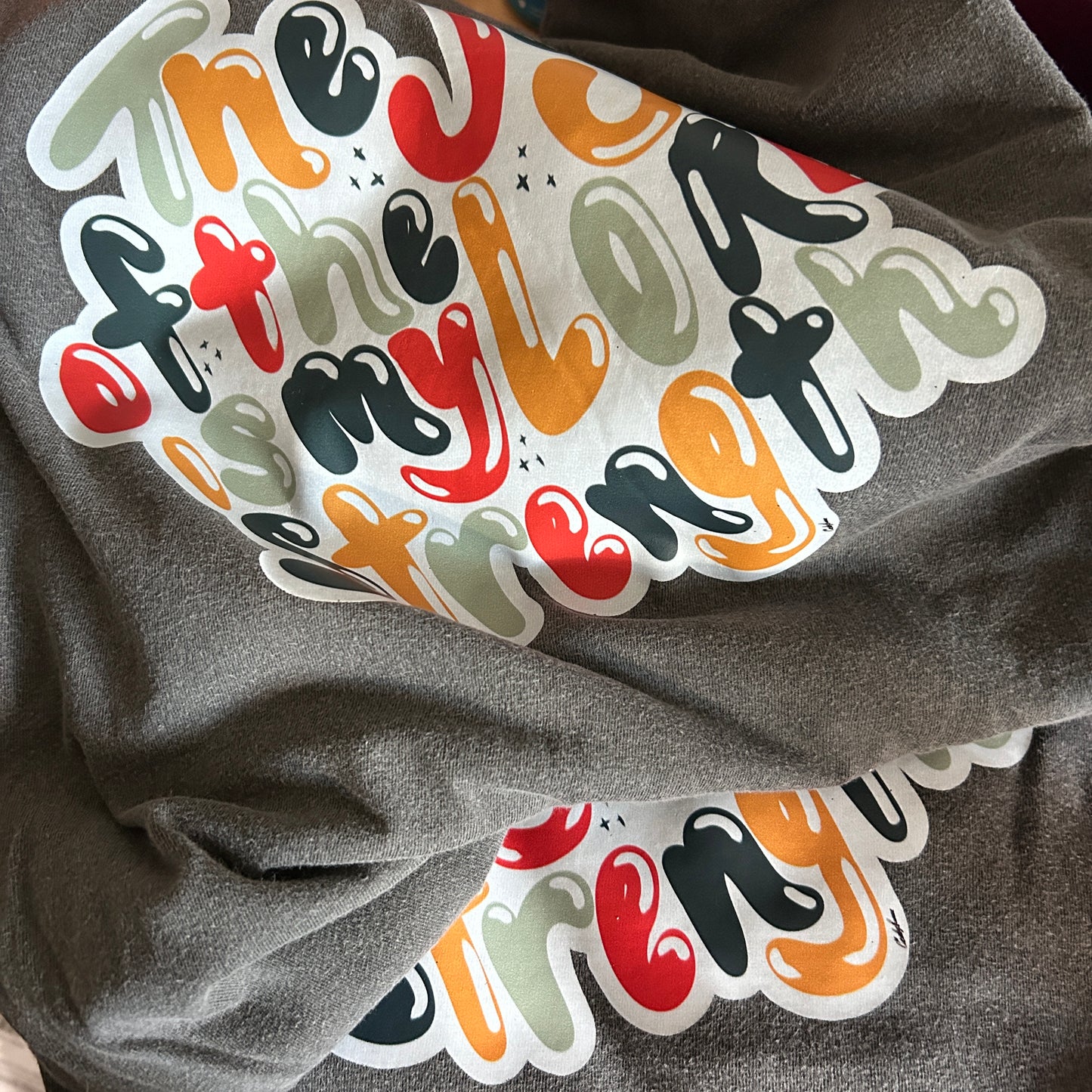 Joy of the Lord is My Strength Washed Out Grey Tee