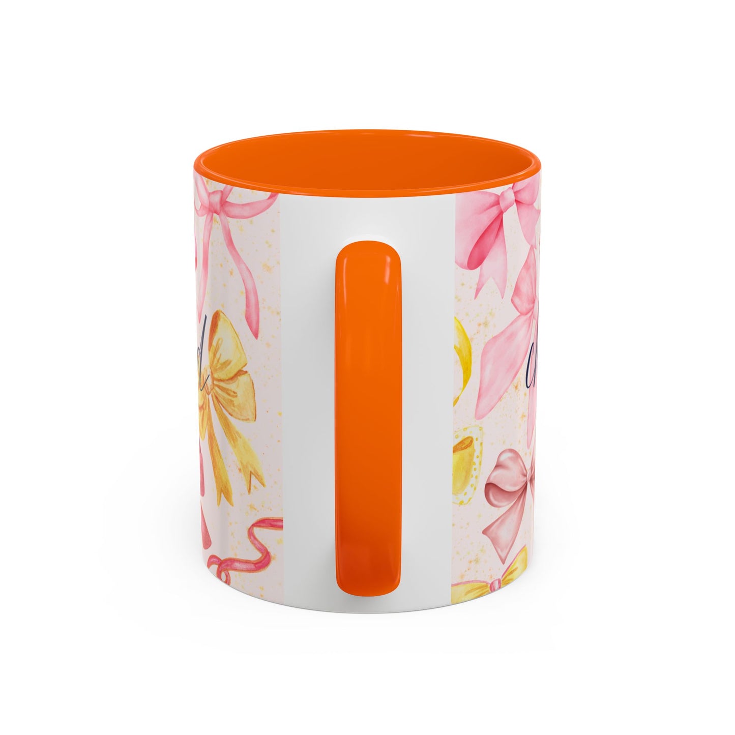 Accent Mug - Chosen and Loved Coquette Pink and Yellow