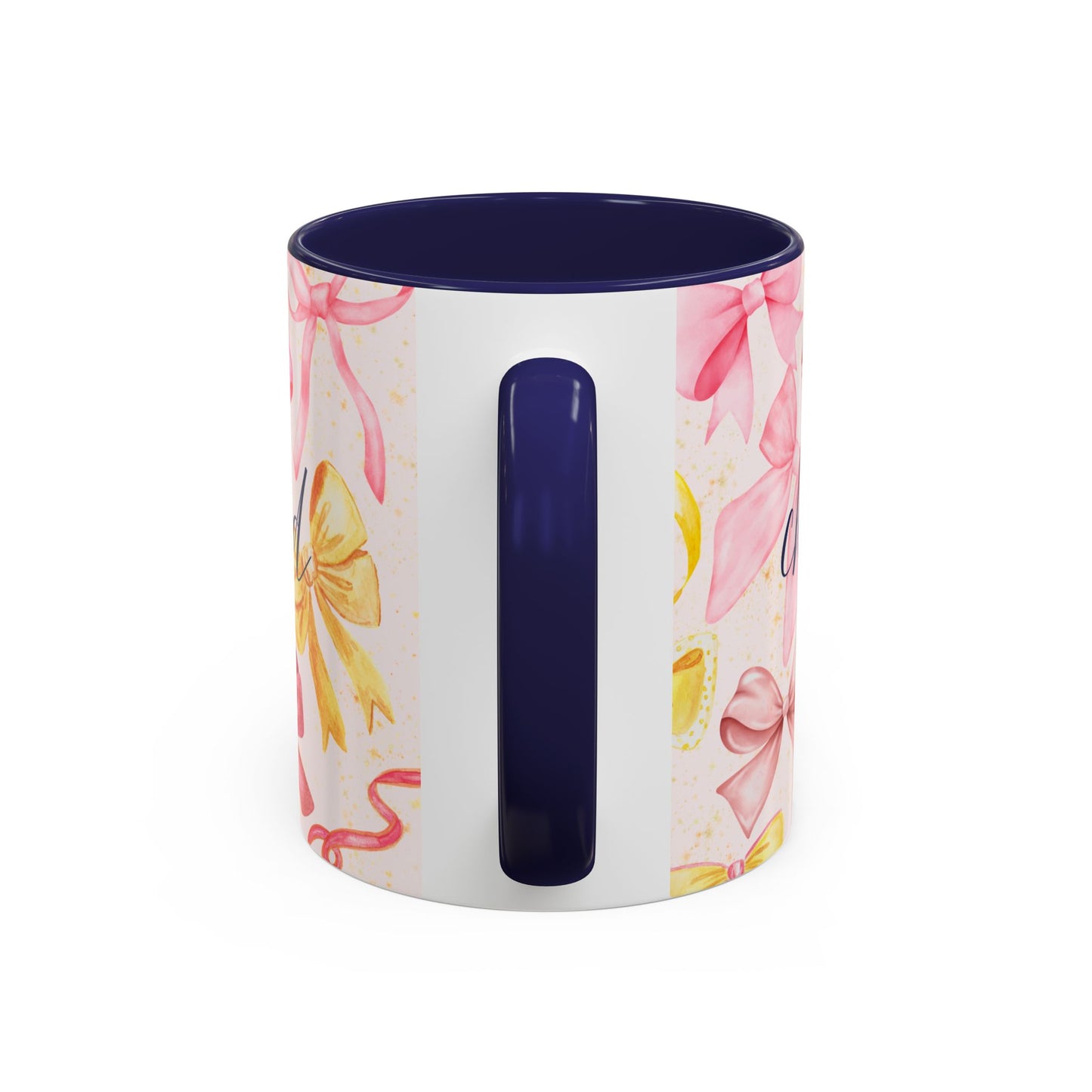Accent Mug - Chosen and Loved Coquette Pink and Yellow