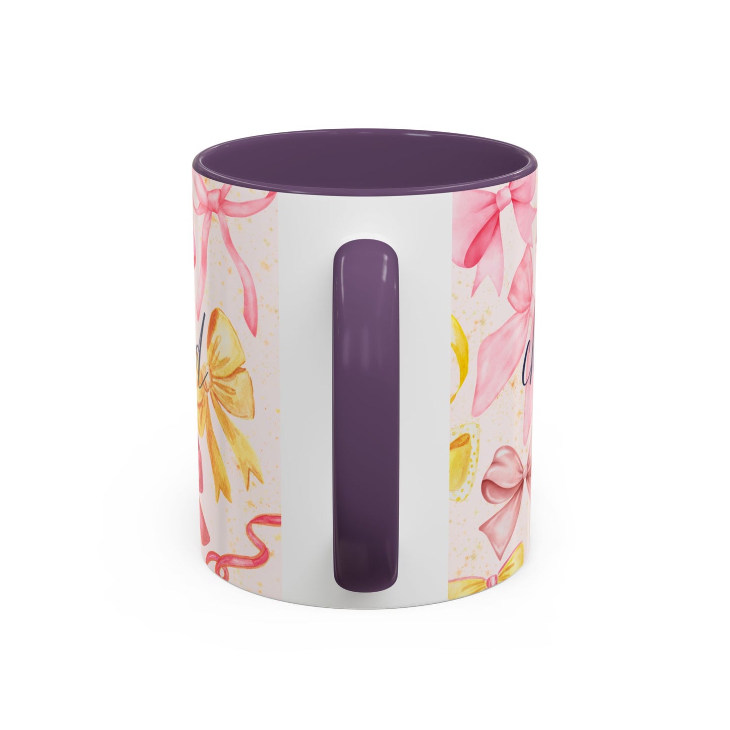 Accent Mug - Chosen and Loved Coquette Pink and Yellow