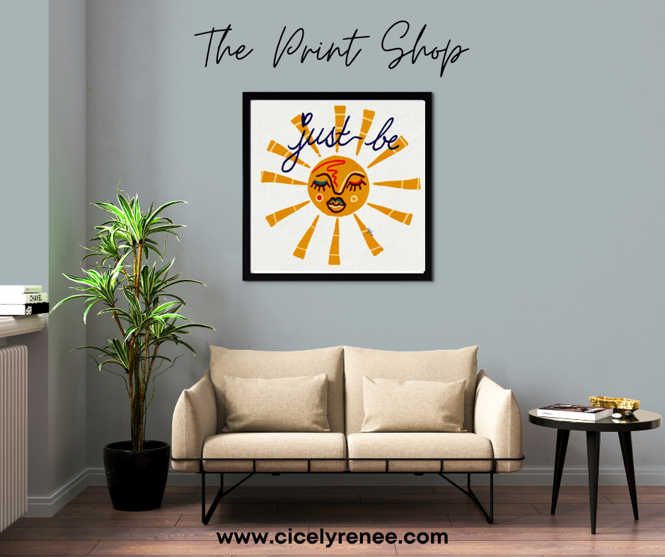Just Be Art Print - TPS
