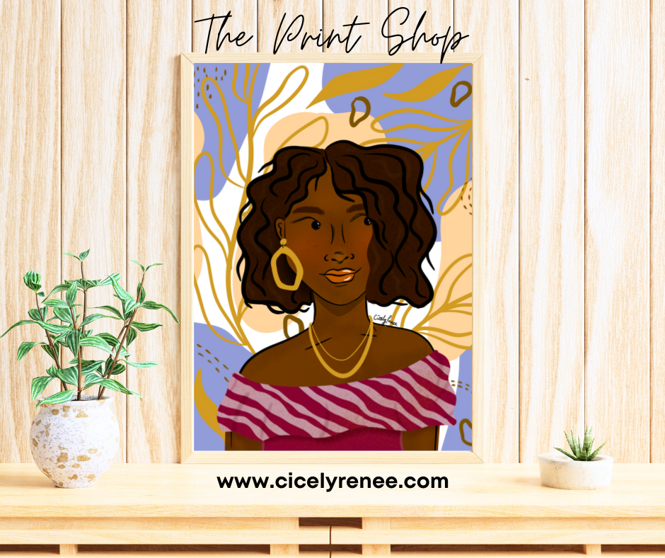 Gentleness in Magenta Art Print - TPS