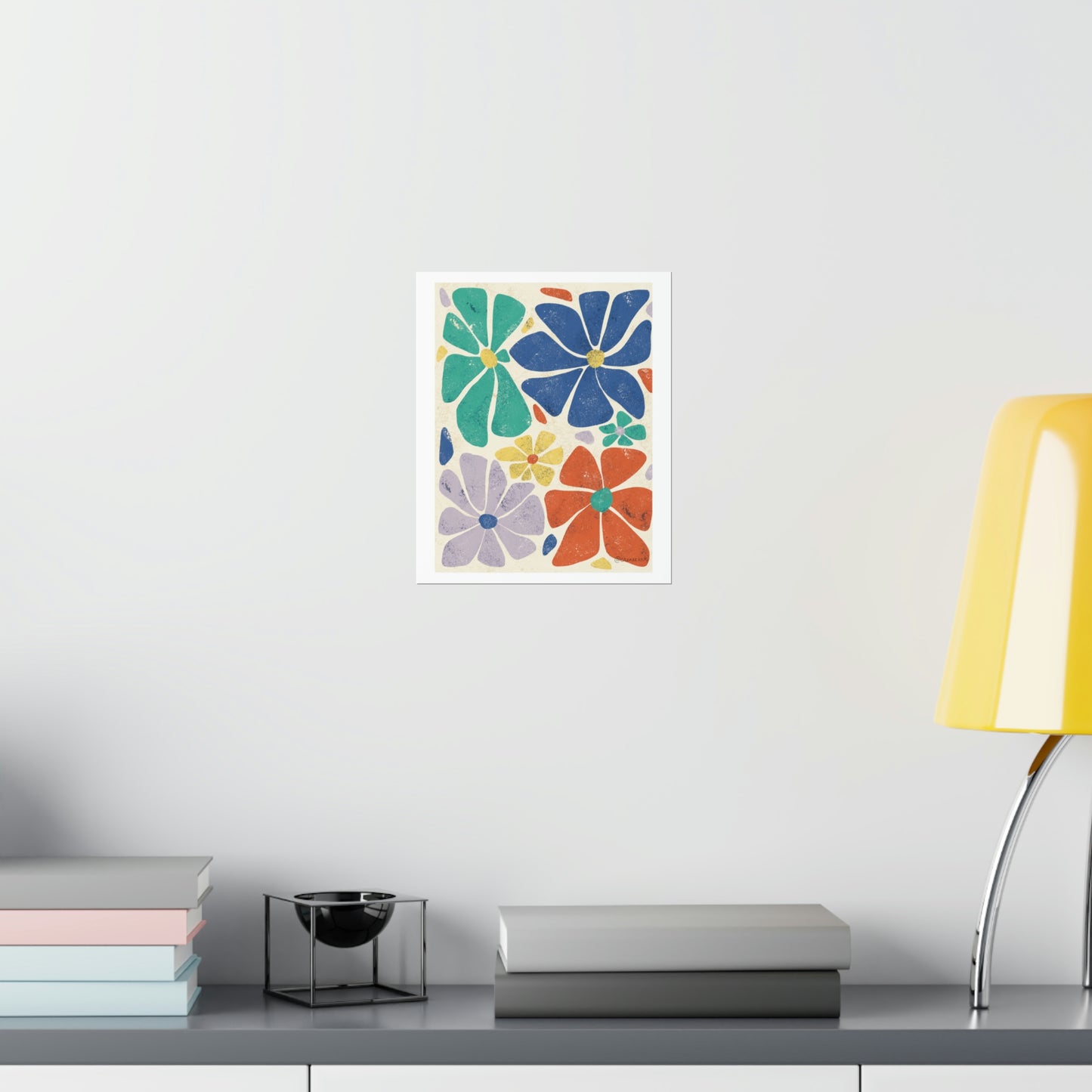 Dancing Flowers at Tea by CicelyRenee Premium Matte Vertical Posters