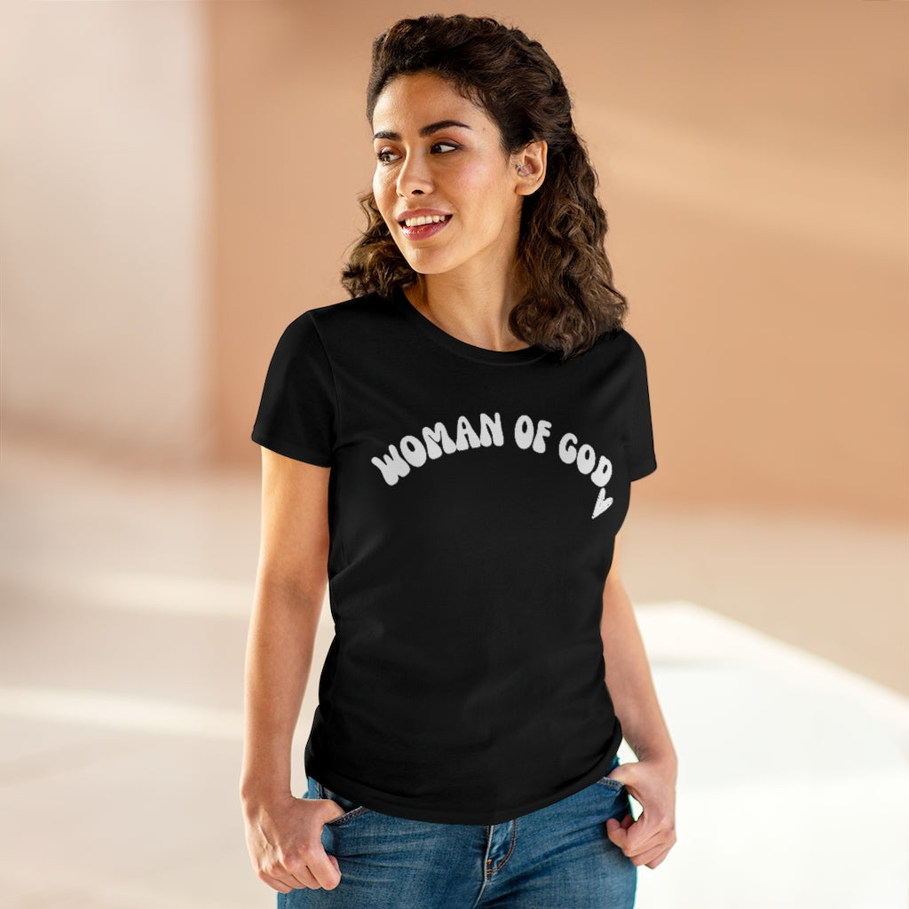 Woman of God Women's Midweight Cotton Tee
