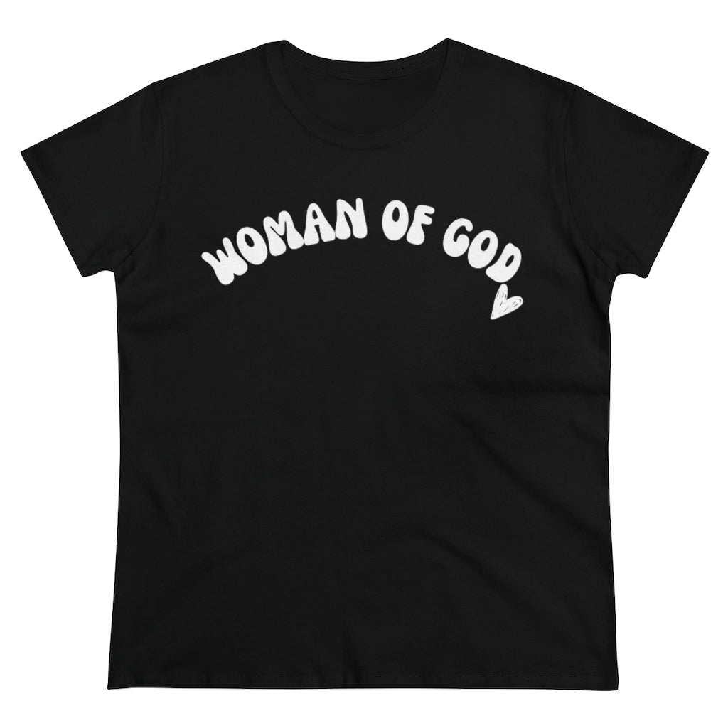 Woman of God Women's Midweight Cotton Tee
