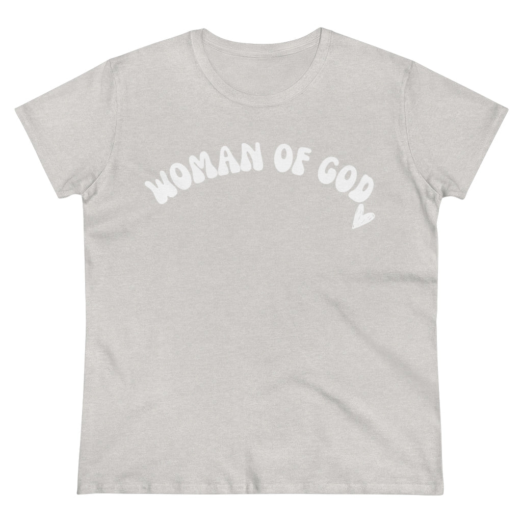 Woman of God Women's Midweight Cotton Tee