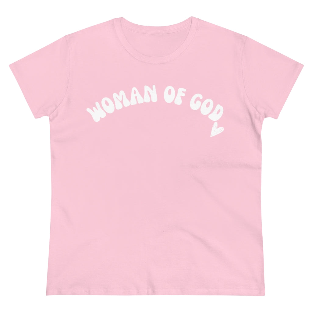 Woman of God Women's Midweight Cotton Tee
