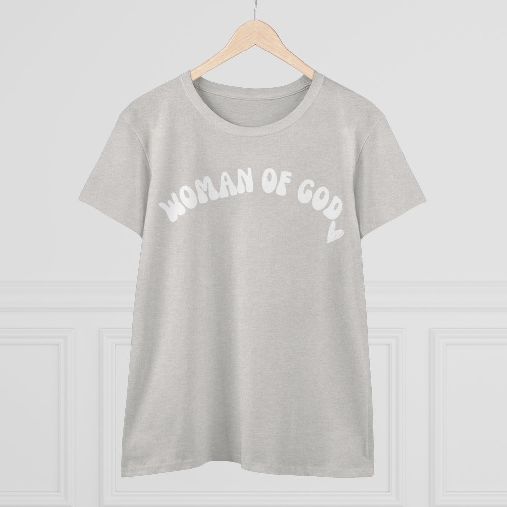 Woman of God Women's Midweight Cotton Tee