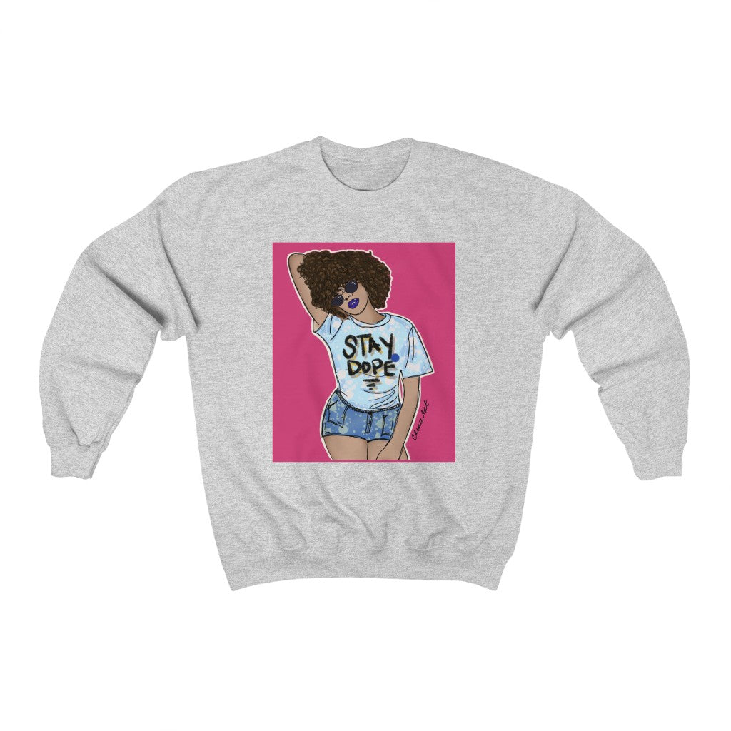 Stay Dope Art by CReneeArt Unisex Heavy Blend™ Crewneck Sweatshirt