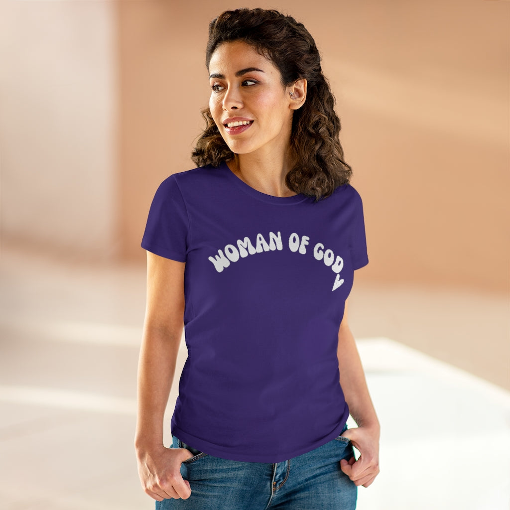 Woman of God Women's Midweight Cotton Tee