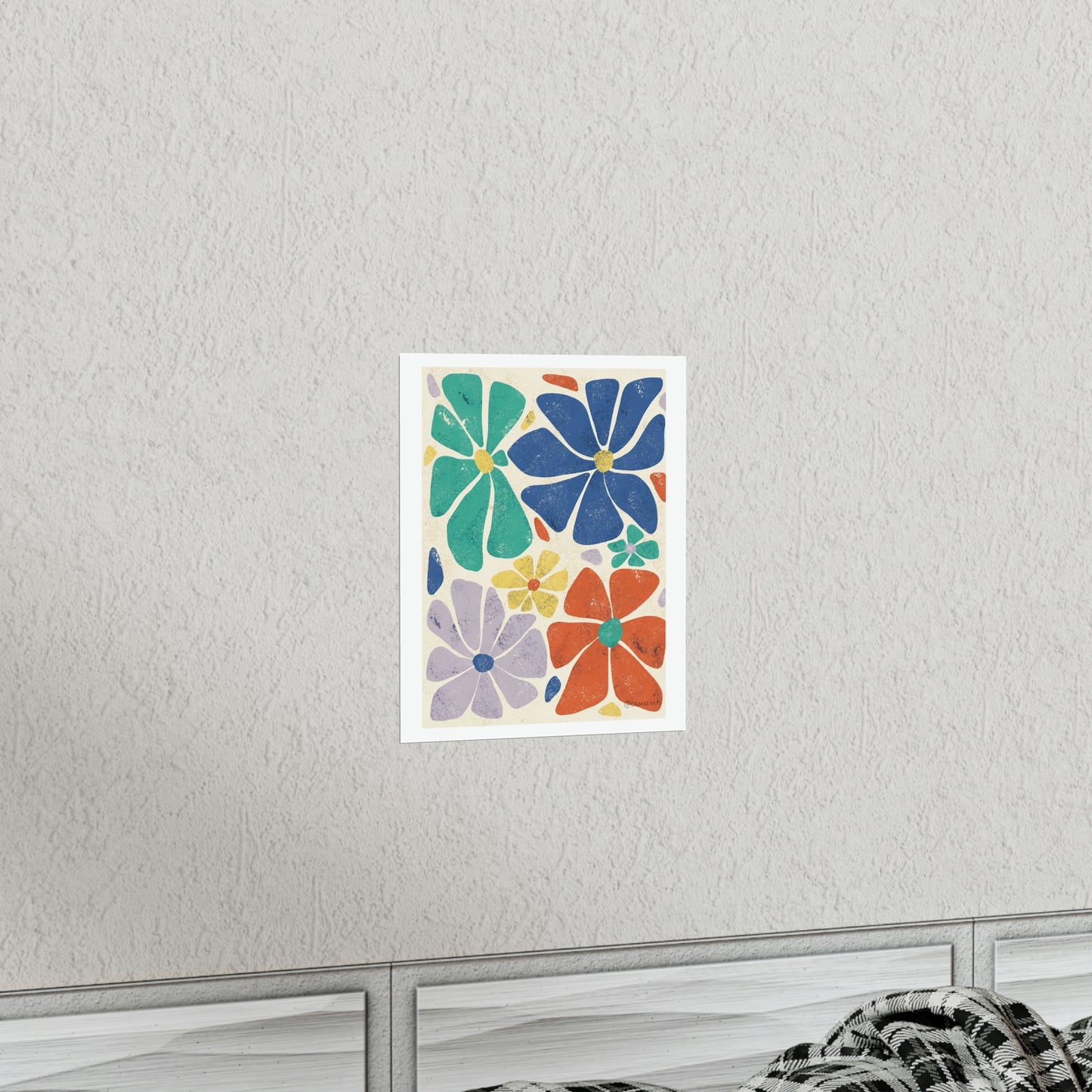 Dancing Flowers at Tea by CicelyRenee Premium Matte Vertical Posters