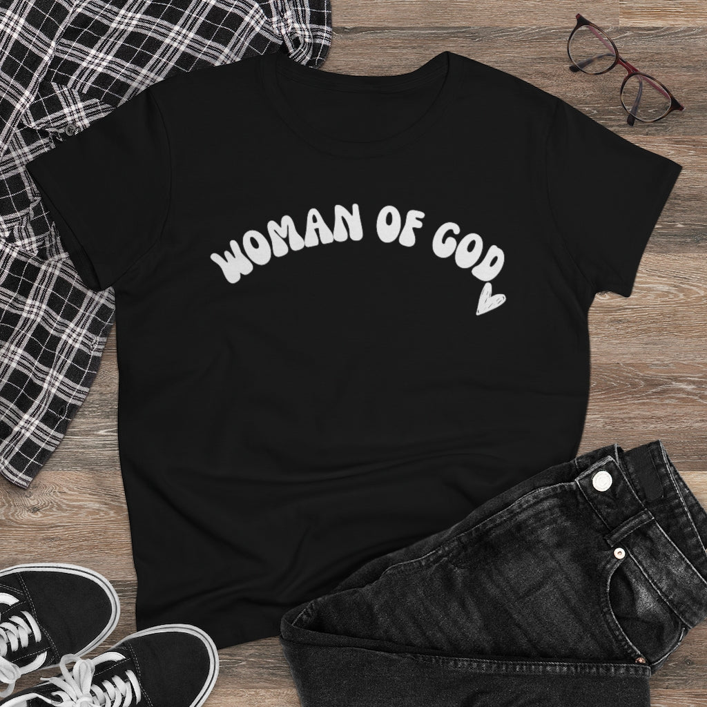 Woman of God Women's Midweight Cotton Tee