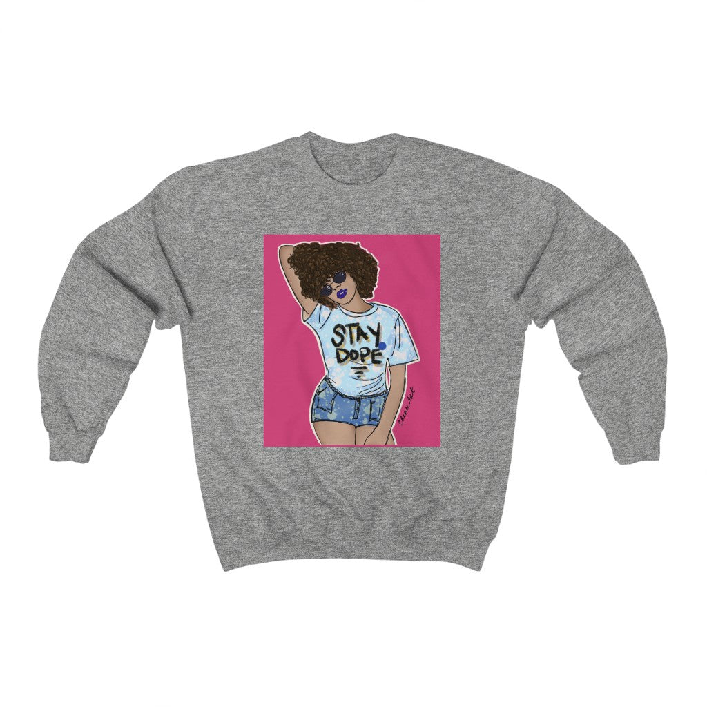 Stay Dope Art by CReneeArt Unisex Heavy Blend™ Crewneck Sweatshirt
