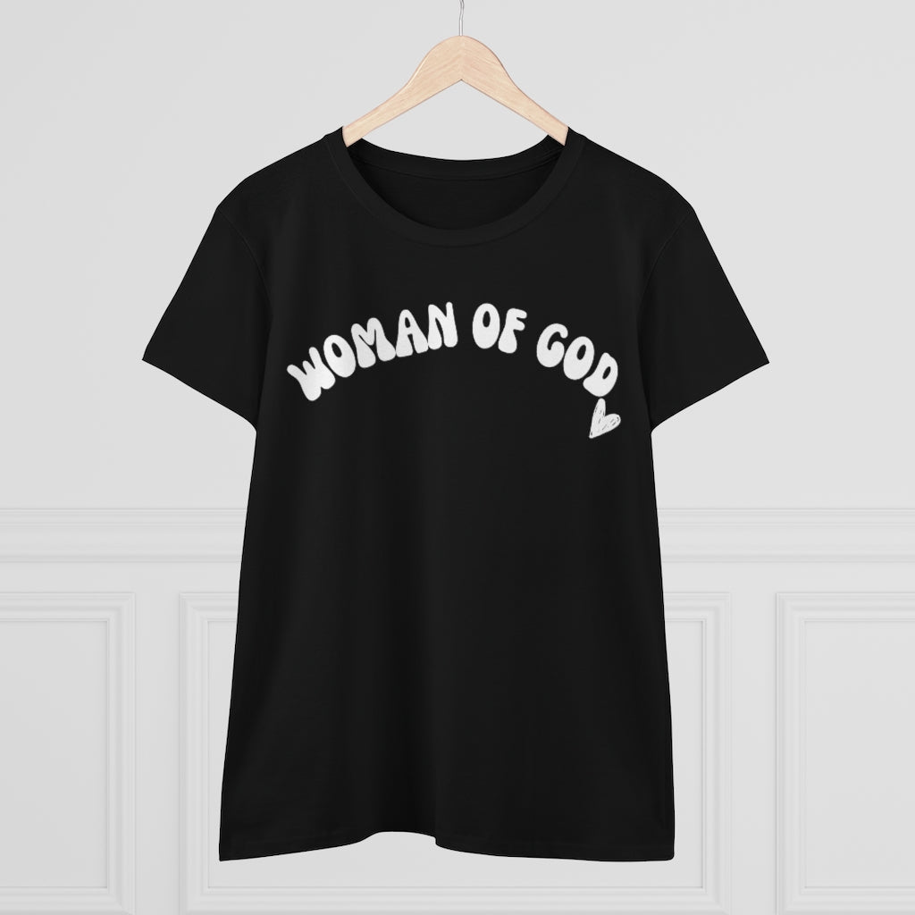 Woman of God Women's Midweight Cotton Tee
