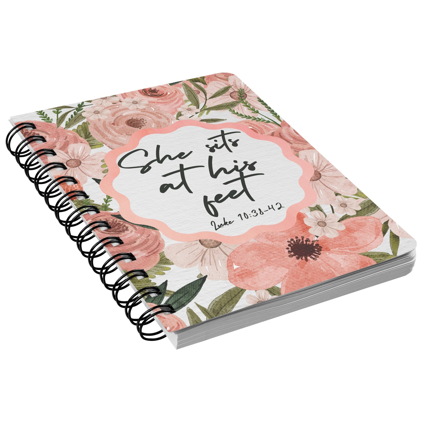 She Sits At His Feet Journal