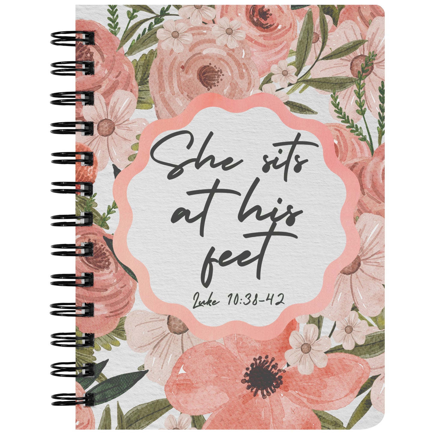 She Sits At His Feet Journal