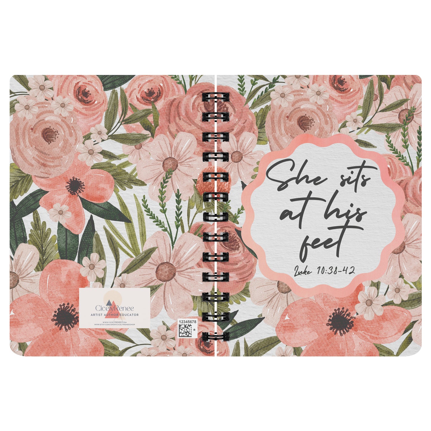 She Sits At His Feet Journal