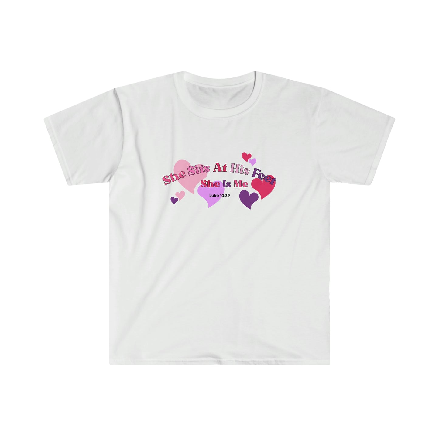 She Sits At His Feet Official Tee Unisex Softstyle T-Shirt