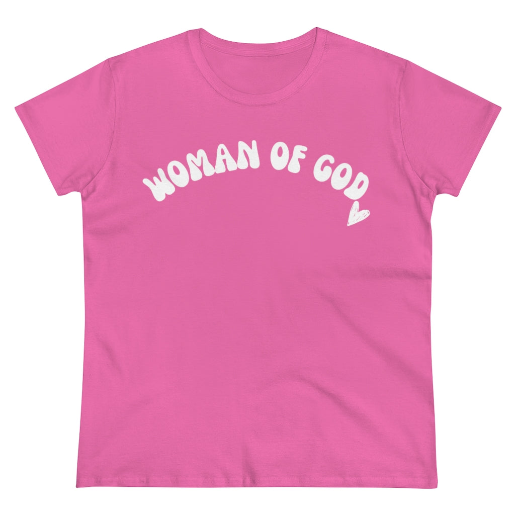 Woman of God Women's Midweight Cotton Tee