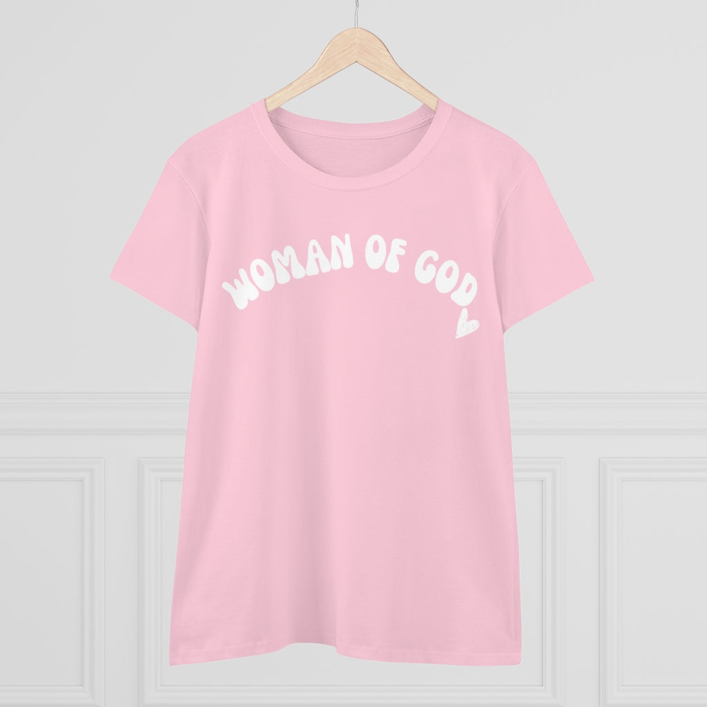 Woman of God Women's Midweight Cotton Tee