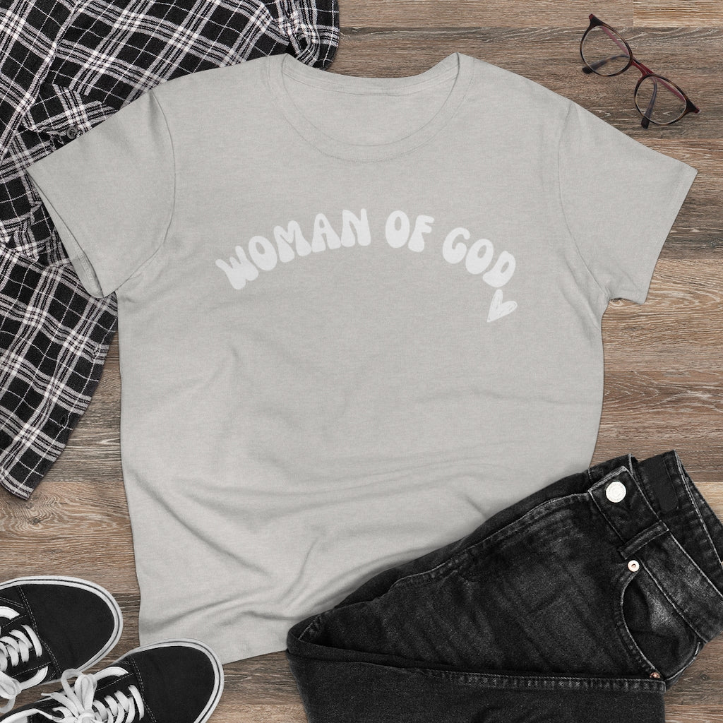 Woman of God Women's Midweight Cotton Tee