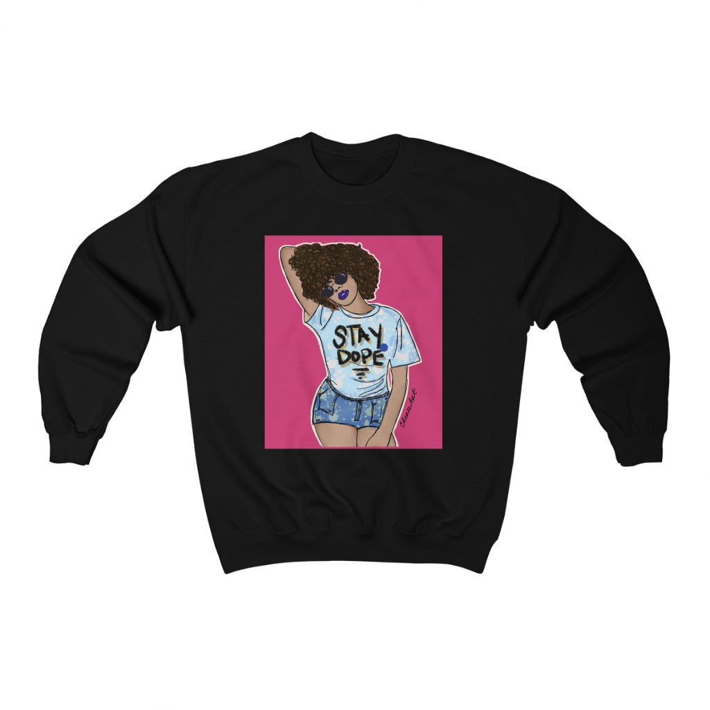 Stay Dope Art by CReneeArt Unisex Heavy Blend™ Crewneck Sweatshirt