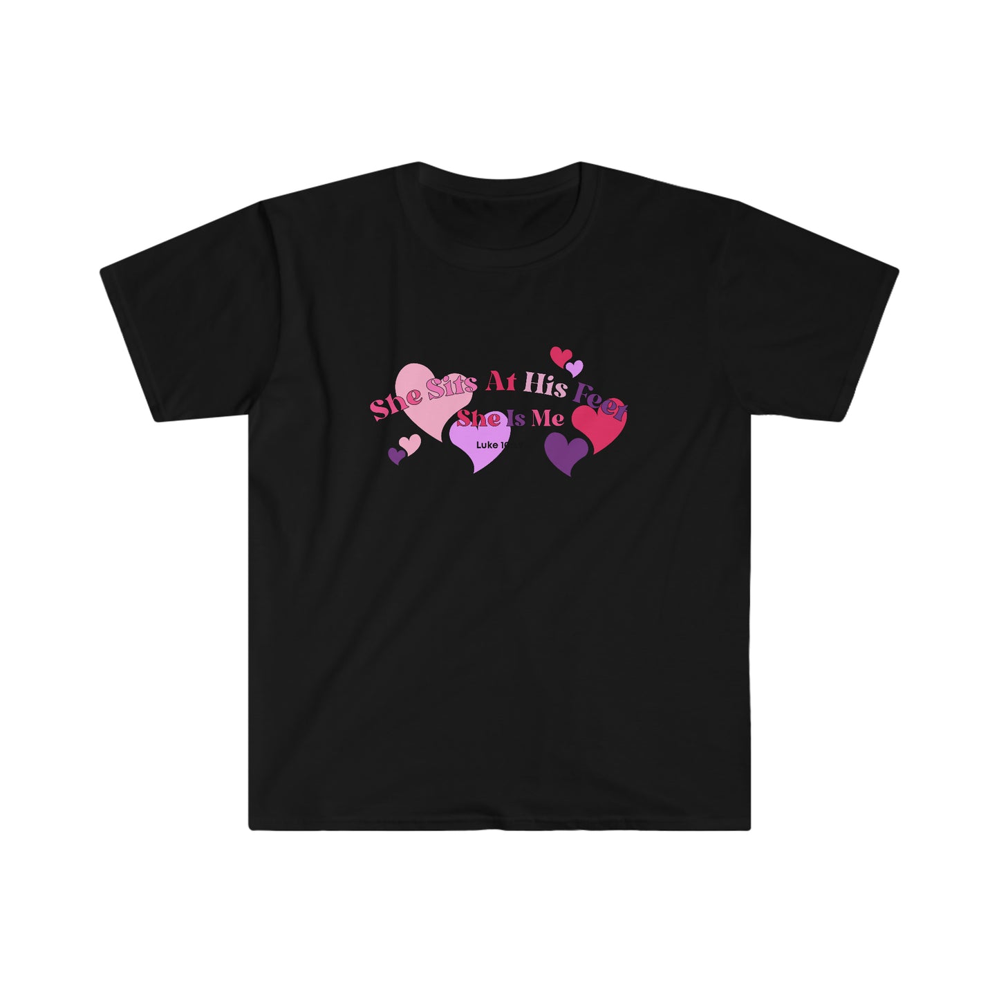 She Sits At His Feet Official Tee Unisex Softstyle T-Shirt