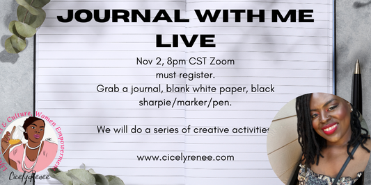 Journal With Me LIVE The Creative Wellness Project