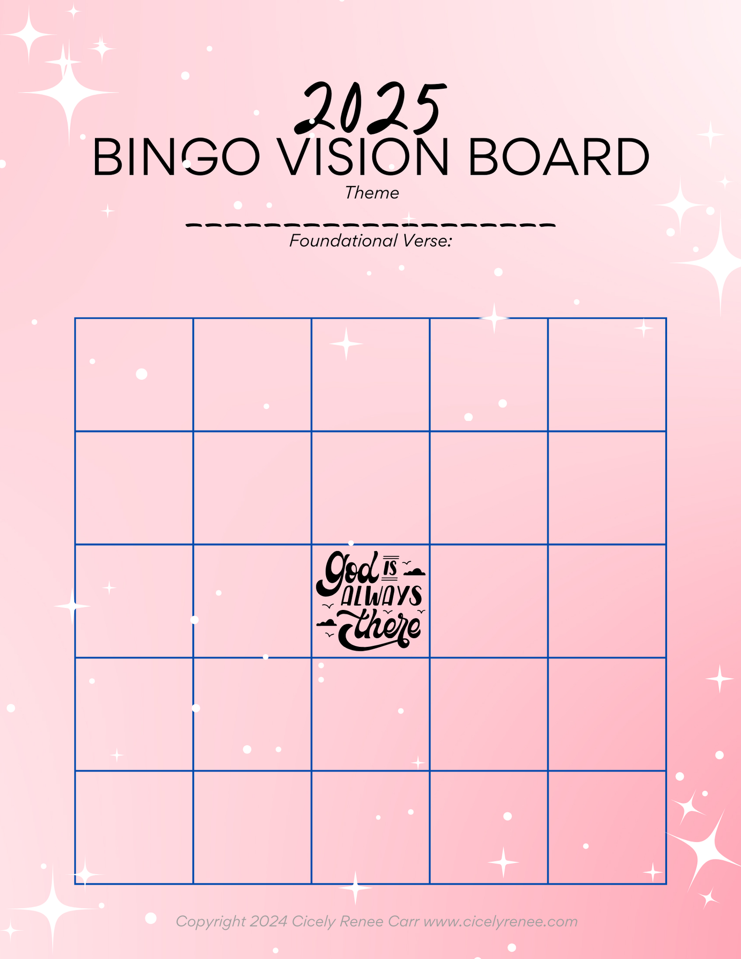 Faith in Action Bingo | Christian Growth Digital Kit