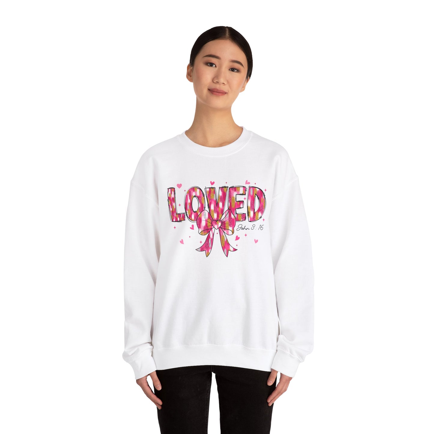 Loved By God- "Loved" Crewneck Sweatshirt