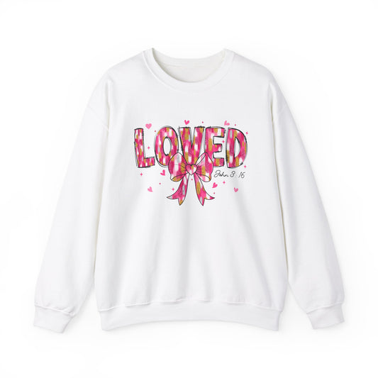 Loved By God- "Loved" Crewneck Sweatshirt