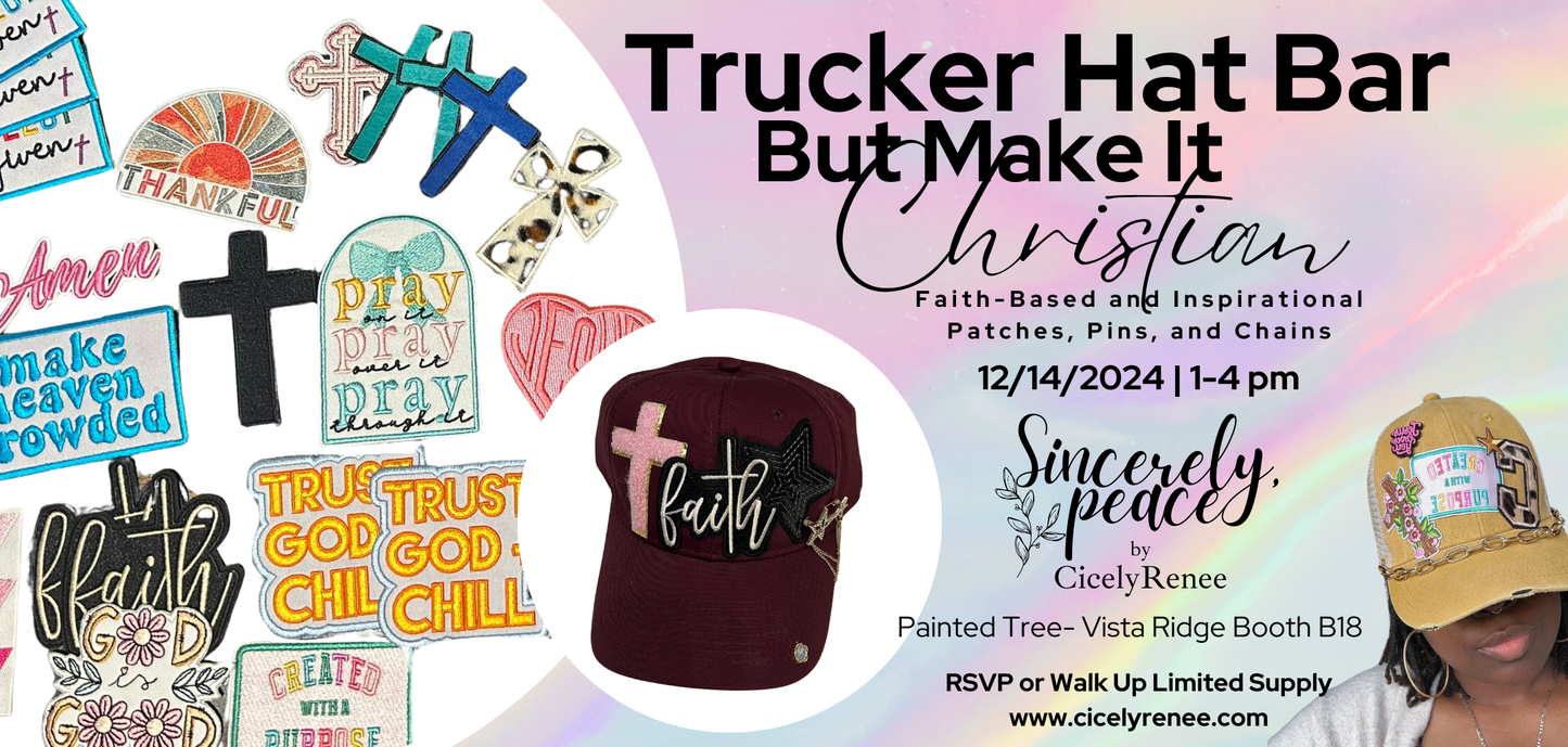 Trucker Hat Bar RSVP 12/14/2025 1-4 pm CST