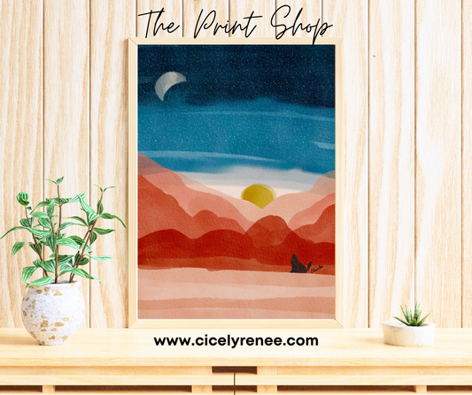 The Little Wolf Art Print - TPS