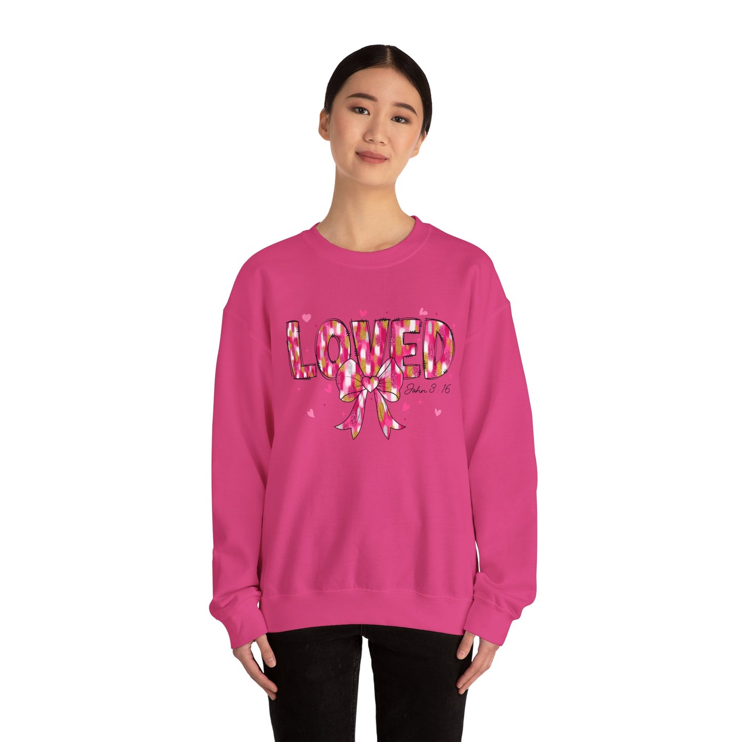 Loved By God- "Loved" Crewneck Sweatshirt