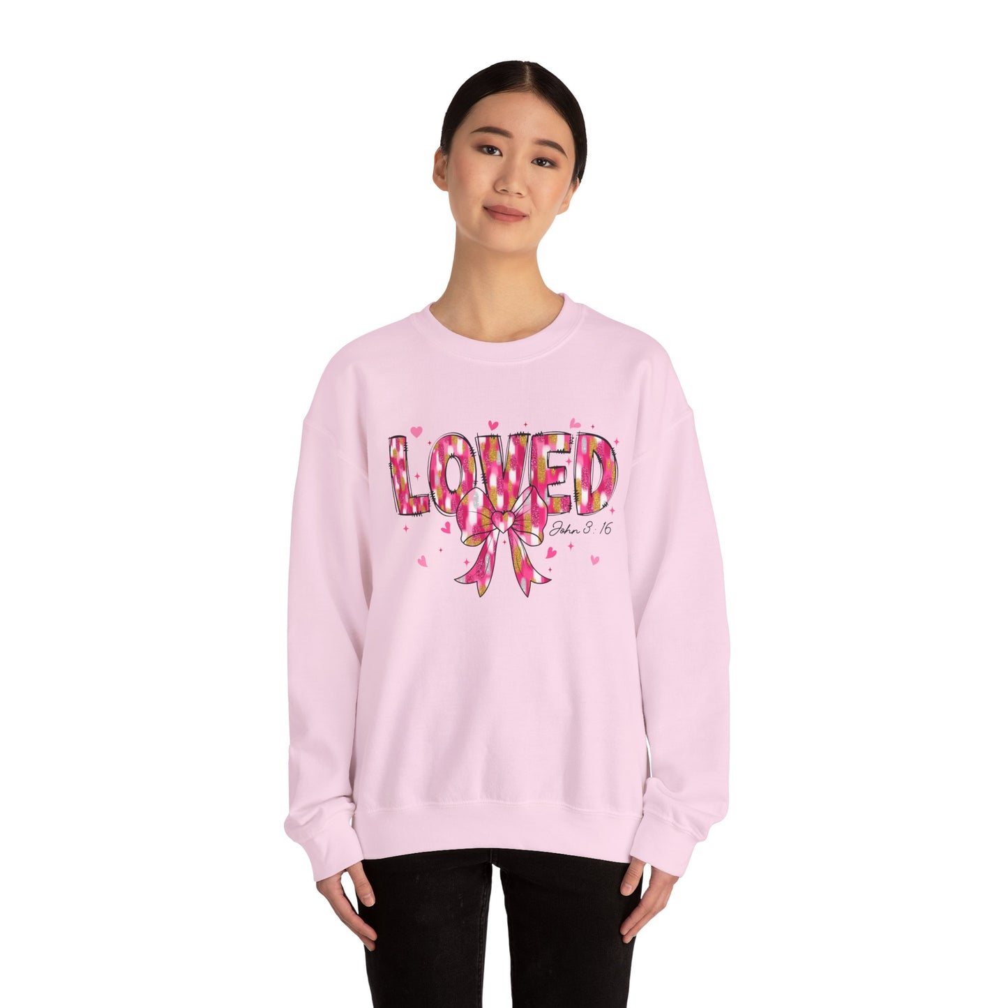 Loved By God- "Loved" Crewneck Sweatshirt