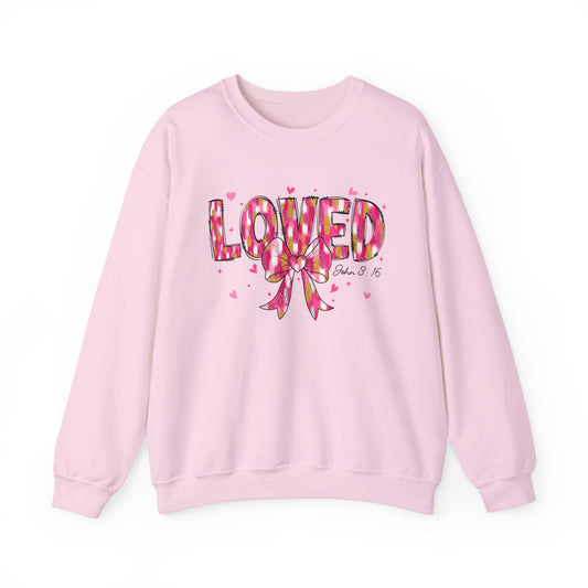 Loved By God- "Loved" Crewneck Sweatshirt