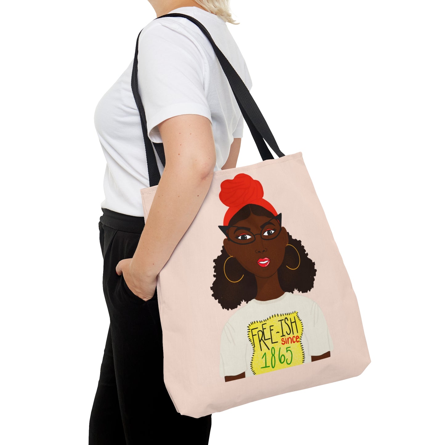 Free-ish #2. 2-sided Juneteenth Tote Bag