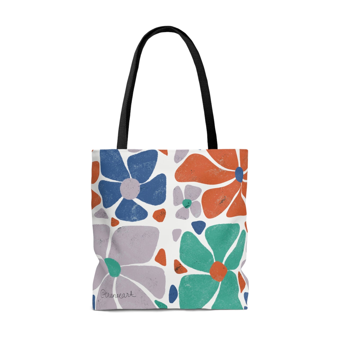 Dancing Flowers In Spring Tote Bag