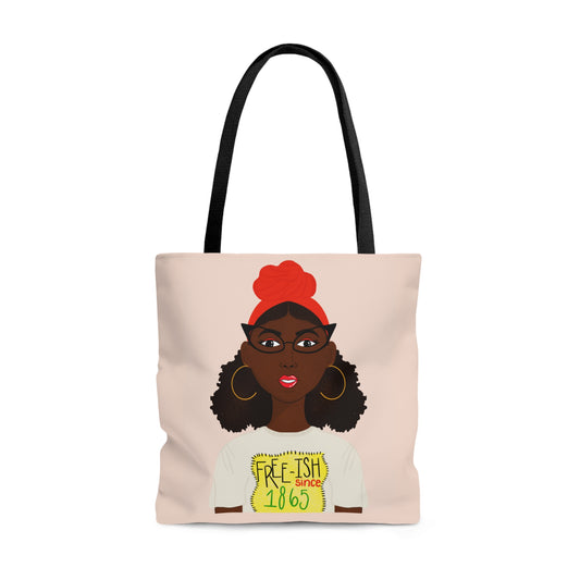 Free-ish #2. 2-sided Juneteenth Tote Bag