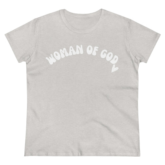 Woman of God Women's Midweight Cotton Tee
