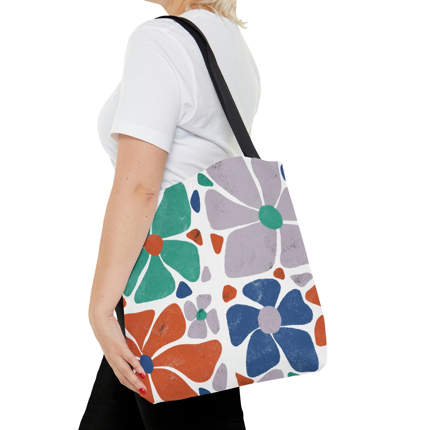 Dancing Flowers In Spring Tote Bag