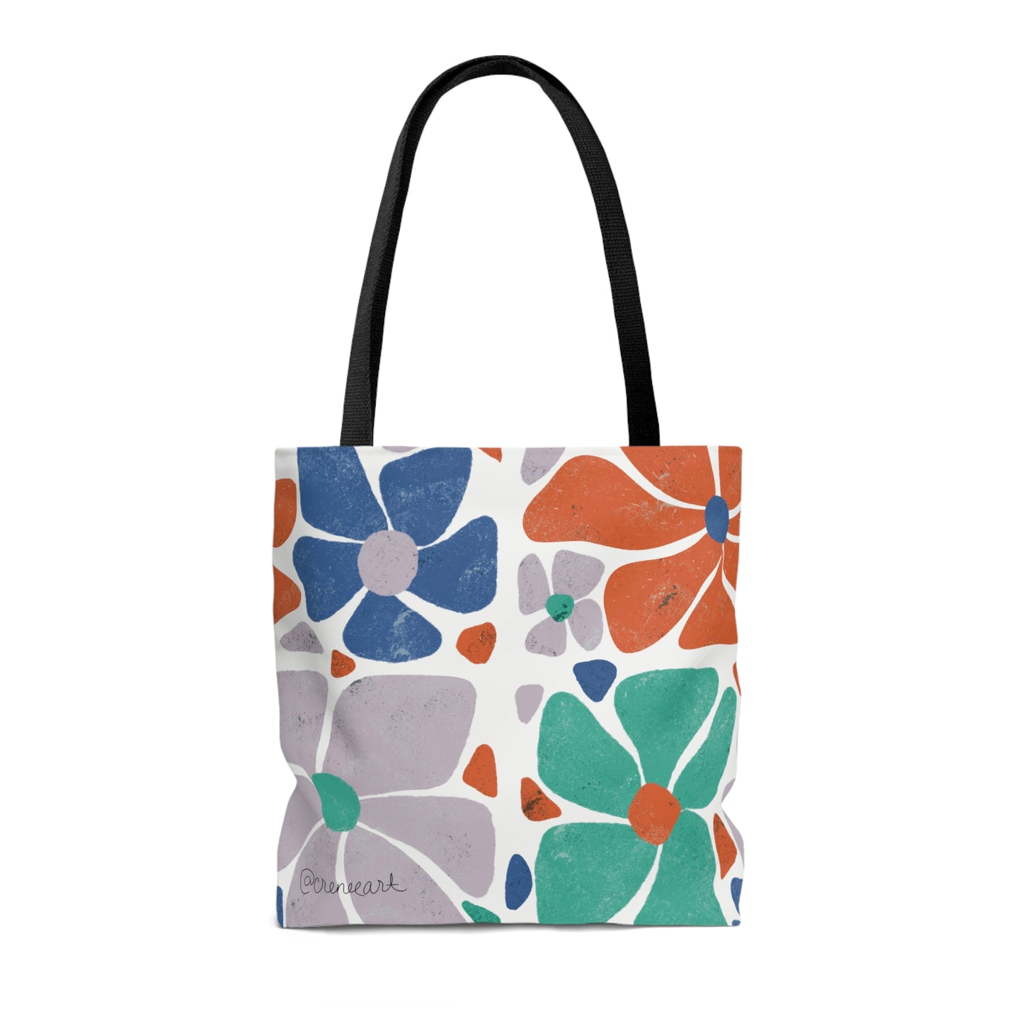 Dancing Flowers In Spring Tote Bag