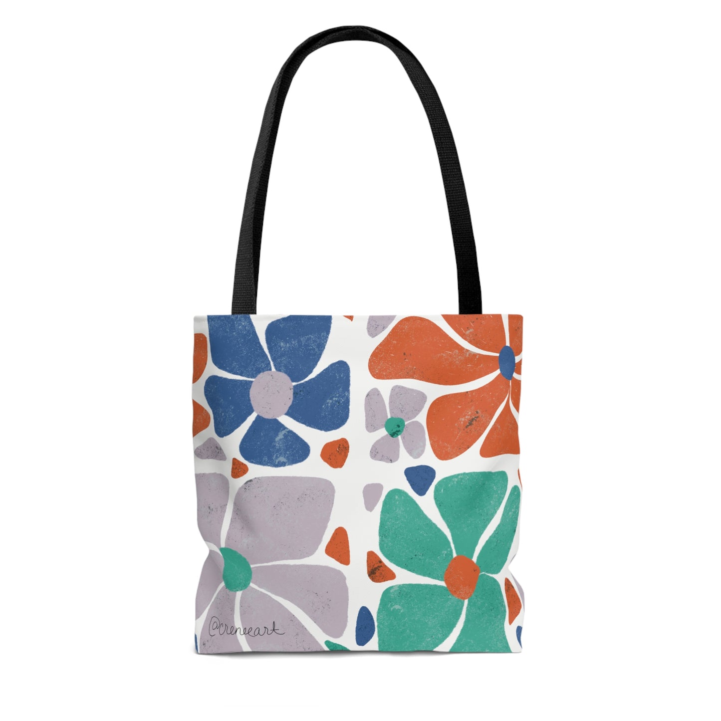 Dancing Flowers In Spring Tote Bag