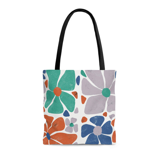 Dancing Flowers In Spring Tote Bag