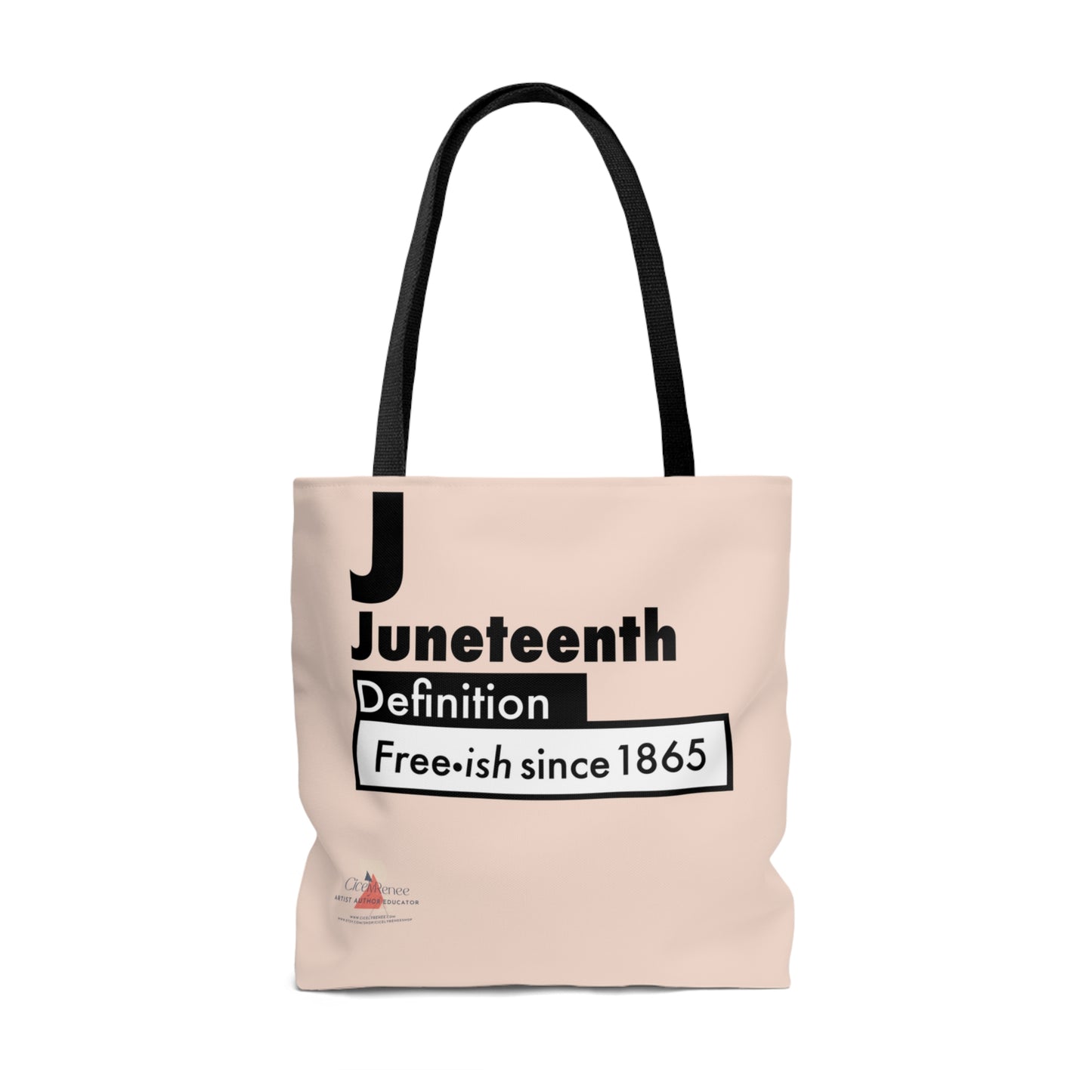 Free-ish #2. 2-sided Juneteenth Tote Bag
